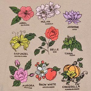 Disney Princesses Royal Flora Sweatshirt - Beige - XL